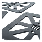 KILLER CUSTOM, 'WEB' LICENSE PLATE HOLDER FOR BLACK - 170mm x 210mm