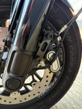 Dual Brake Caliper Bolts - Black - Harley Davidson Softail