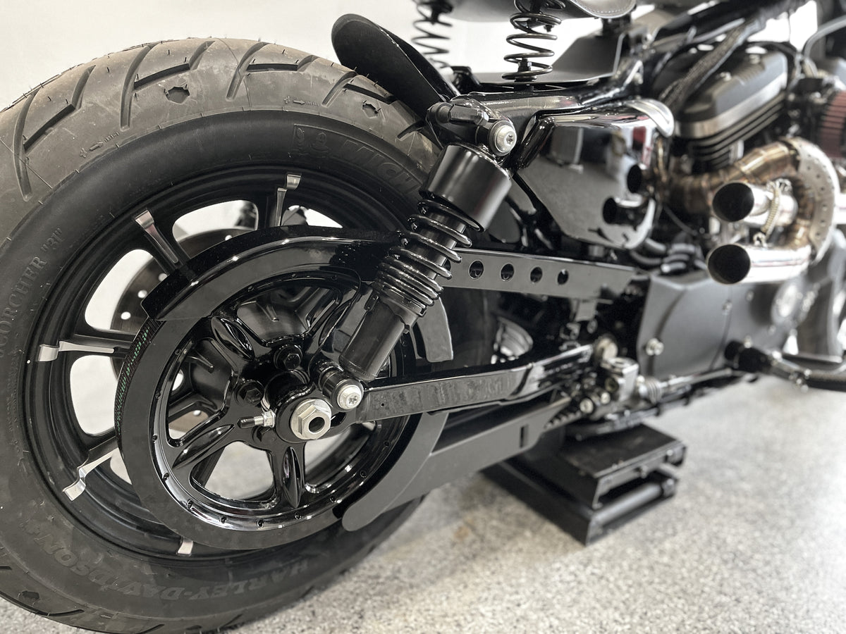 Belt Guard Bolt & Nut- Black - Harley Davidson Sportster dstarcustoms Belt Guard Bolt & Nut- Black - Harley Davidson Sportster dstarcustoms