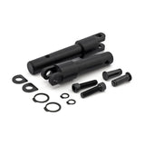 Footpeg Conversion Bracket Set - Black