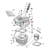 Exhaust Studs and Nut Kit 84-UP for Harley Davidson - Sportster Forty Eight - Iron