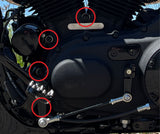 Sportster Left Engine Bolts Kit - Black