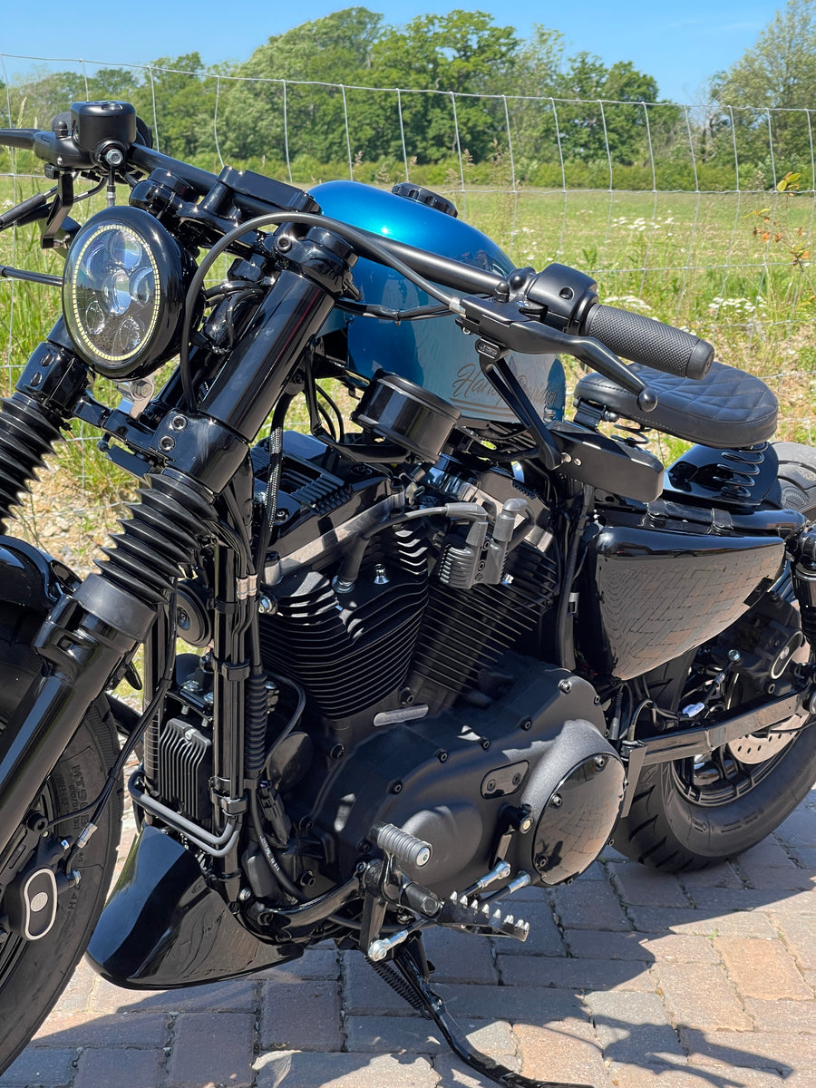 Sportster Left Engine Bolts Kit Black dstarcustoms