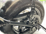 Dstar Hugger Rear Fender upto 200 wide & fixing Kit - Softail M8 - Black