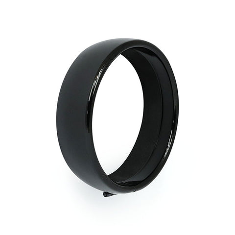 Black 5 3/4 Recessed Headlight Trim 04-21 XL883/L/N/R, 1200L/N/R/T/X/XS; 16-20 XL1200CX