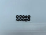 1/4" UNC Black Nuts Pack of 10 - Harley Davidson Sportster Softail 48 Forty Eight Iron