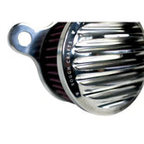 Rough Crafts, air cleaner kit. Polished - Stage 1 Harley-Davidson Sportster