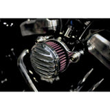 Rough Crafts, air cleaner kit. Polished - Stage 1 Harley-Davidson Sportster