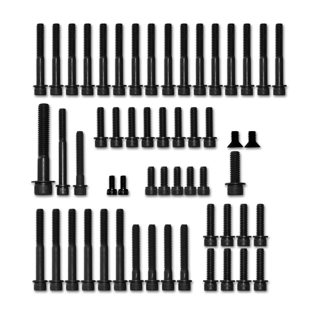 Screws4Bikes Gloss Black Stainless Steel Bolt Kit – Fits Harley Sportster 1200/883 1991-2003 – Made In Germany