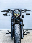 Black Slimline Mirrors for Harley Davidson - dstarcustoms