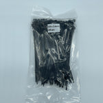 100x Cable Ties - Black - 150 x 3.6mm