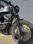 Fork Triple Tree Bolts - Black - Harley Davidson Sportster - Iron