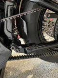 Dstar Shorty Rear Fender 150/160 wide & fixing Kit - Softail M8 - Black CARBON FIBRE